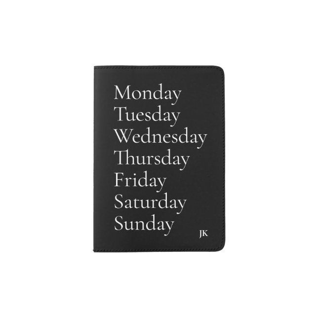 SEVEN Days a Week Passport Cover (Front)