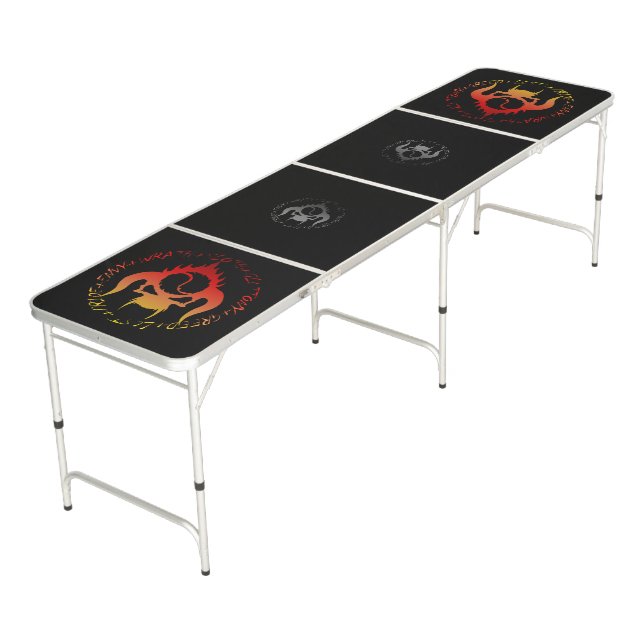 Seven deadly sins beer pong table (Angled)