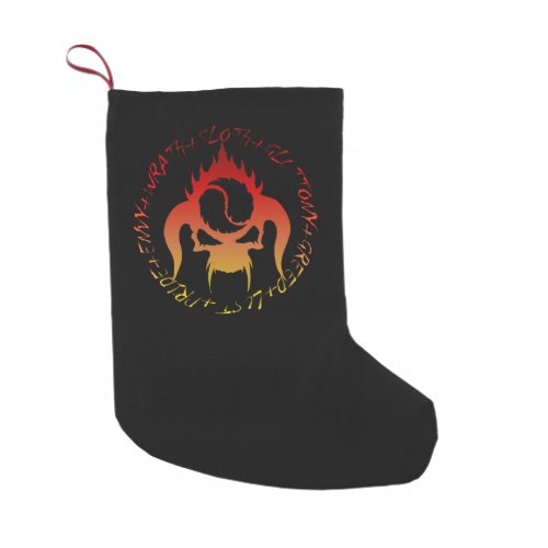 Seven deadly sins Christmas stocking