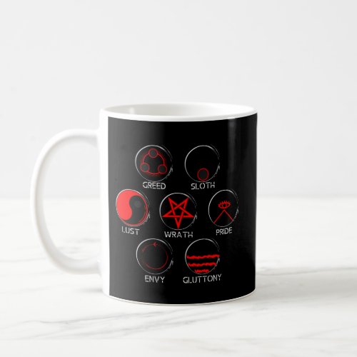 Seven Deadly Sins Coffee Mug