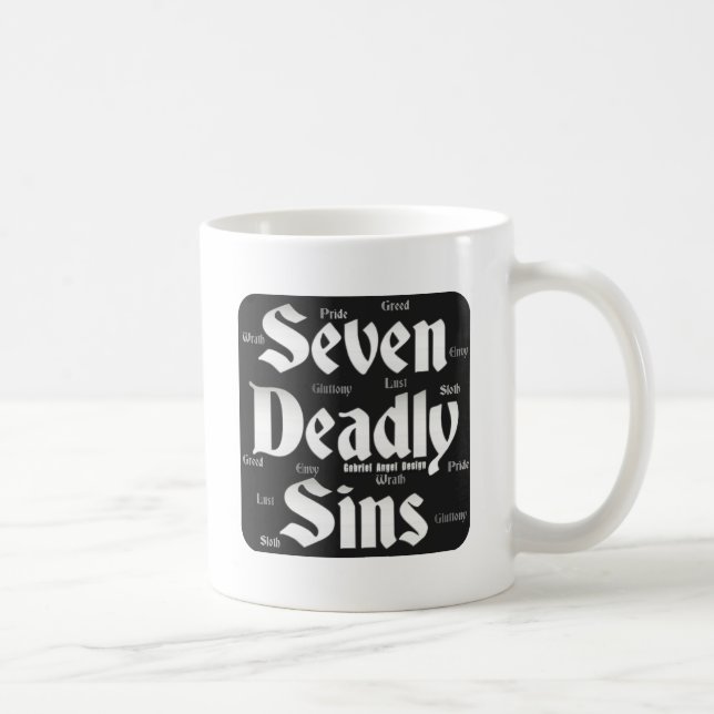 Seven Deadly Sins Logo Coffee Mug (Right)