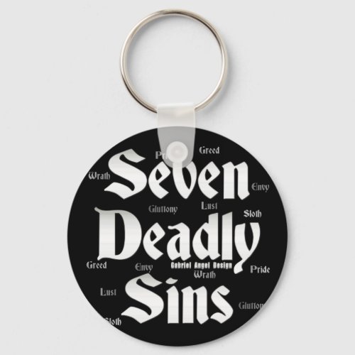Seven Deadly Sins Logo Keychain