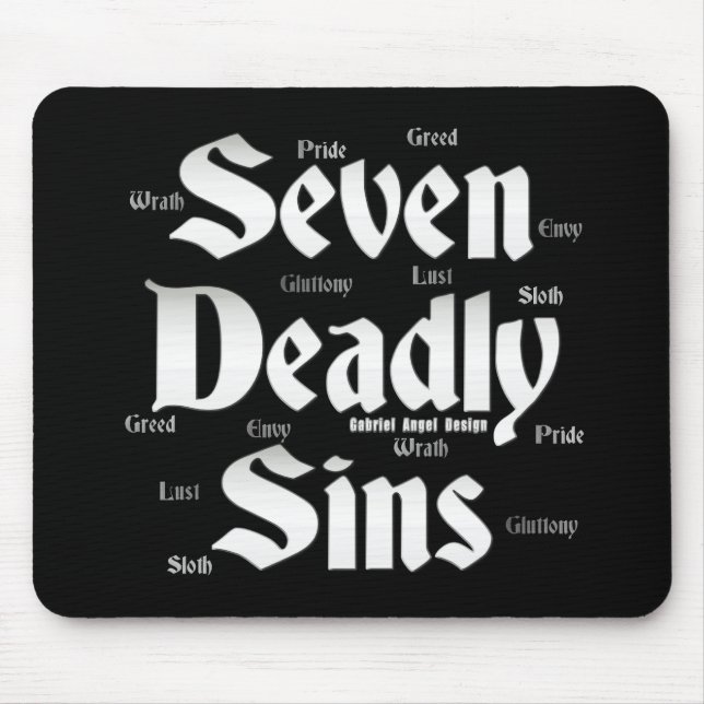 Seven Deadly Sins Logo Mouse Pad (Front)
