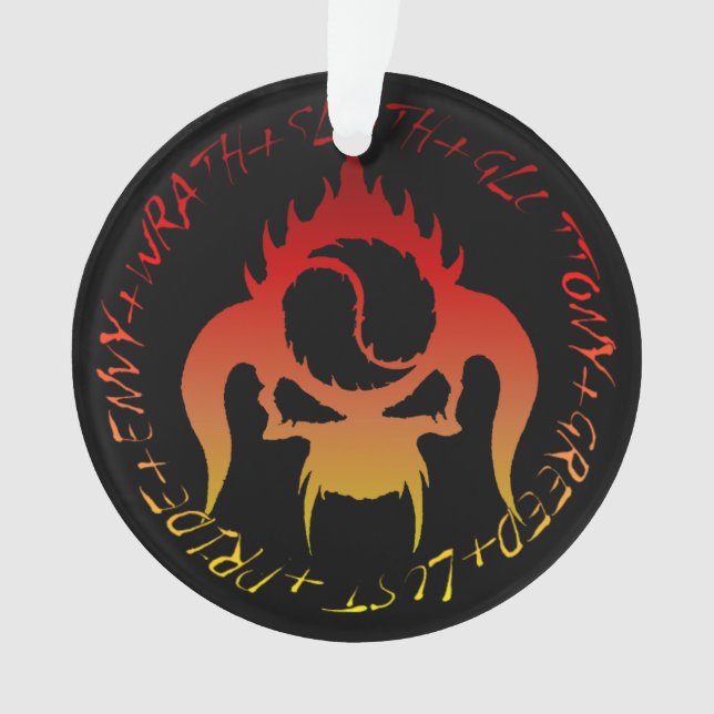 Seven deadly sins ornament (Front)
