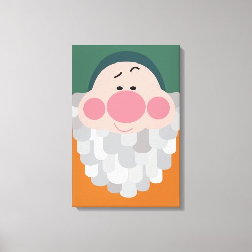 Seven Dwarfs _ Bashful Character Body Canvas Print