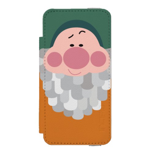 Seven Dwarfs _ Bashful Character Body Wallet Case For iPhone SE55s