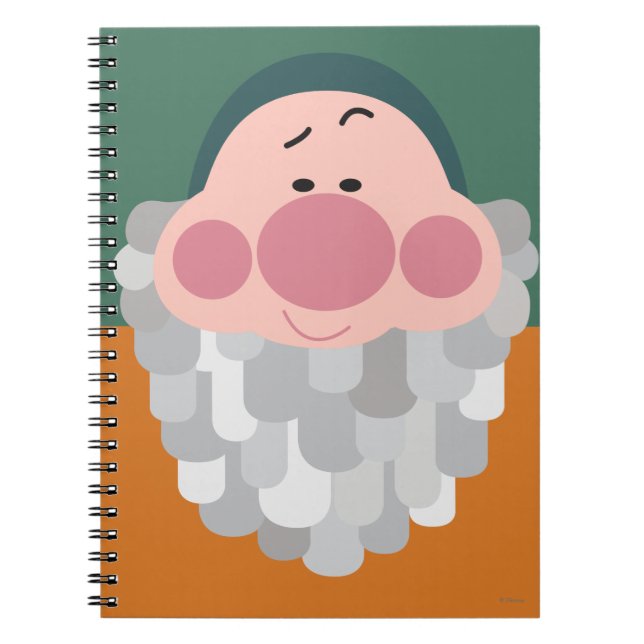 Seven Dwarfs - Bashful Character Body Notebook (Front)