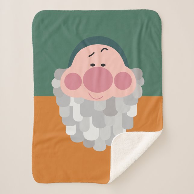 Seven Dwarfs - Bashful Character Body Sherpa Blanket (Front)