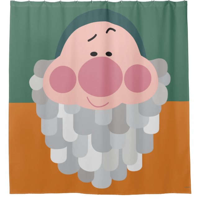 Seven Dwarfs - Bashful Character Body Shower Curtain (Front)
