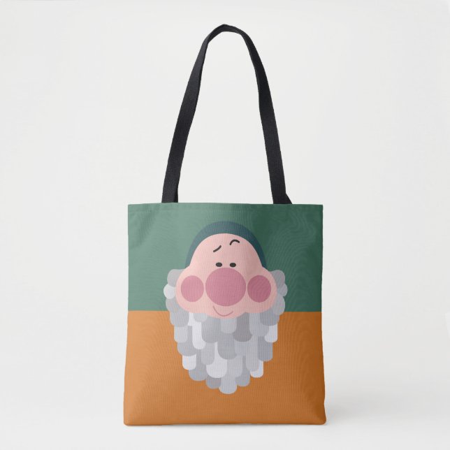 Seven Dwarfs - Bashful Character Body Tote Bag (Front)