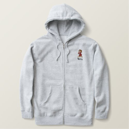 Seven Dwarfs _ Grumpy  Add Your Name Embroidered Hoodie