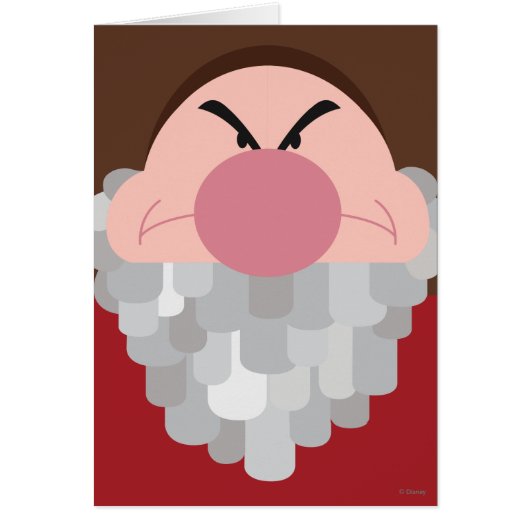 Seven Dwarfs - Grumpy Character Body Cards (Front)