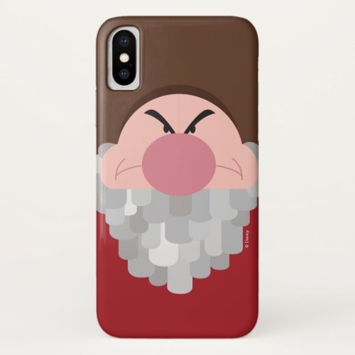 Seven Dwarfs _ Grumpy Character Body iPhone X Case