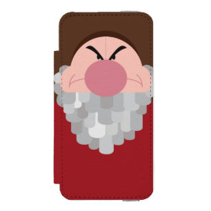 Seven Dwarfs - Grumpy Character Body iPhone SE/5/5s Wallet Case
