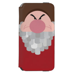 Seven Dwarfs - Grumpy Character Body iPhone 6/6s Wallet Case