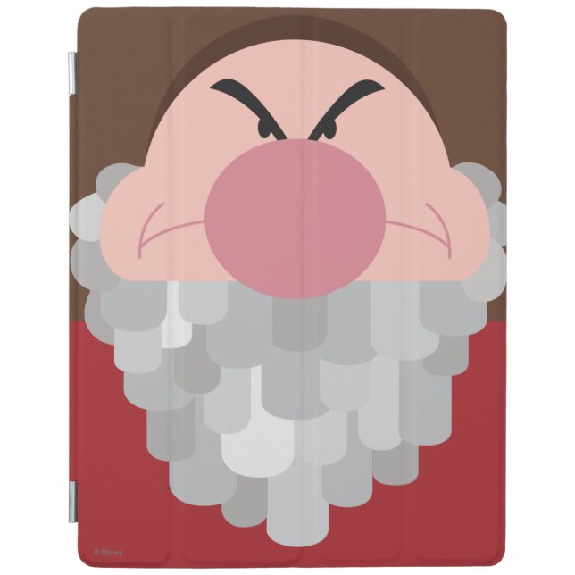 Seven Dwarfs - Grumpy Character Body iPad Smart Cover (Front)