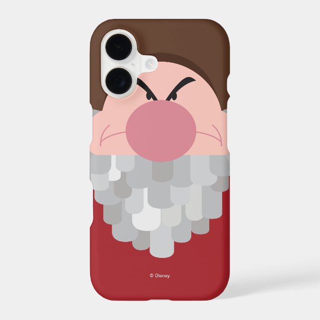 Seven Dwarfs - Grumpy Character Body Iphone Case (Back)