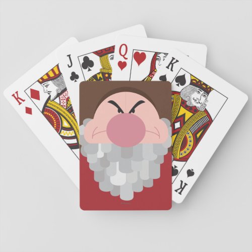 Seven Dwarfs _ Grumpy Character Body Playing Cards