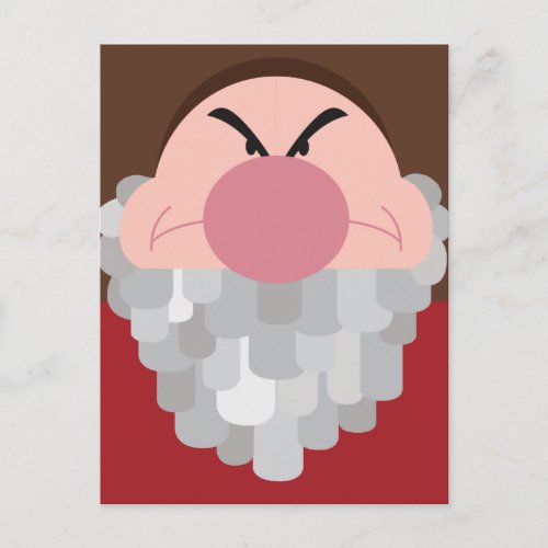 Seven Dwarfs _ Grumpy Character Body Postcard
