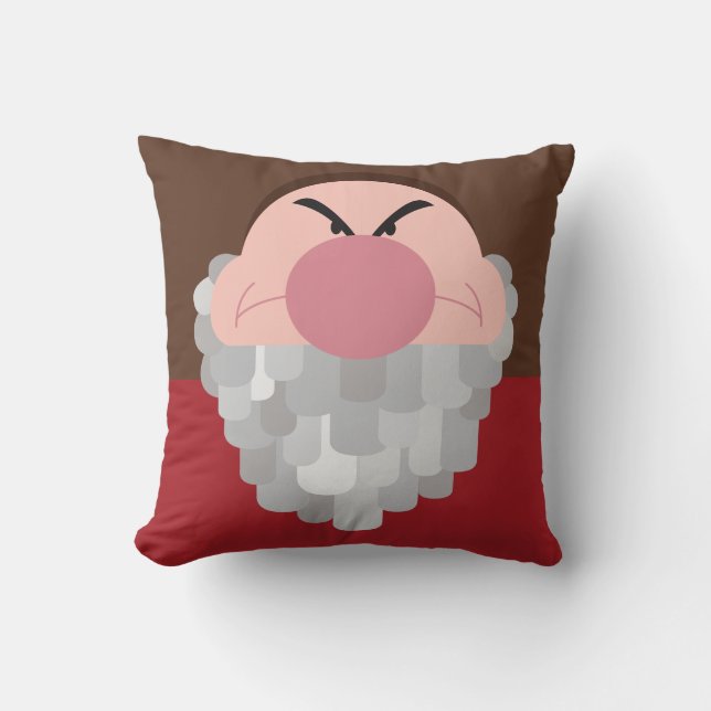 Seven Dwarfs - Grumpy Character Body Throw Pillow (Front)