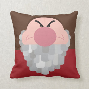 Seven Dwarfs - Grumpy Character Body Throw Pillow