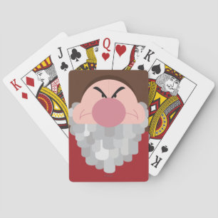 Seven Dwarfs - Grumpy Character Playing Cards