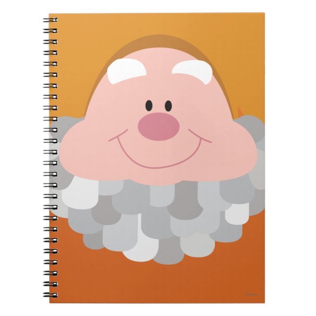 Seven Dwarfs - Happy Character Body Notebook (Front)