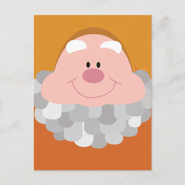 Seven Dwarfs Happy Character Body Postcard Zazzle 