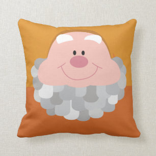 Seven Dwarfs - Happy Character Body Throw Pillow