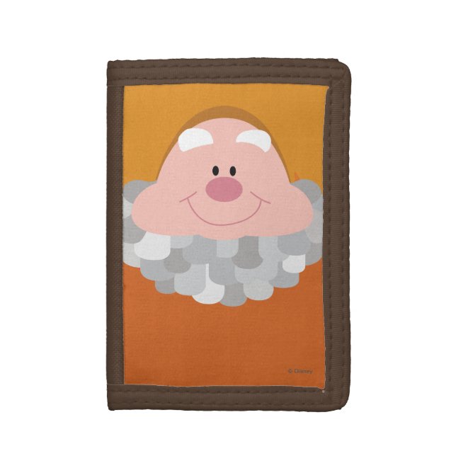 Seven Dwarfs - Happy Character Body Tri-fold Wallet (Front Vertical)
