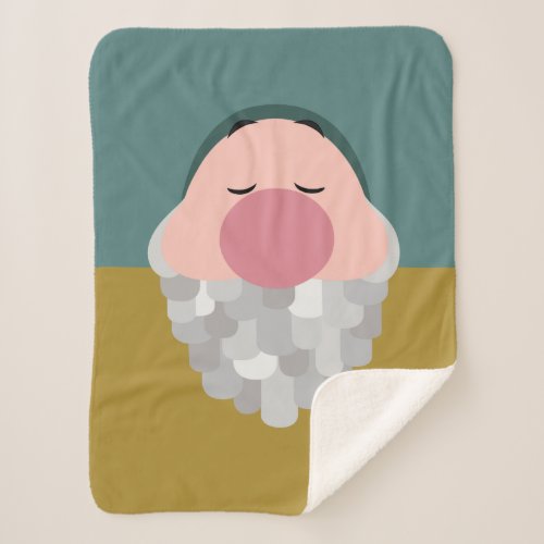 Seven Dwarfs _ Sleepy Character Body Sherpa Blanket
