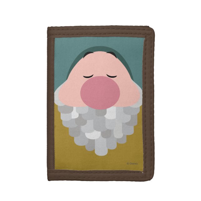 Seven Dwarfs - Sleepy Character Body Trifold Wallet (Front Vertical)