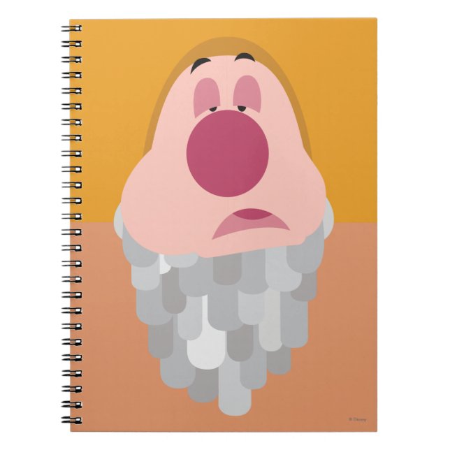 Seven Dwarfs - Sneezy Character Body Notebook (Front)