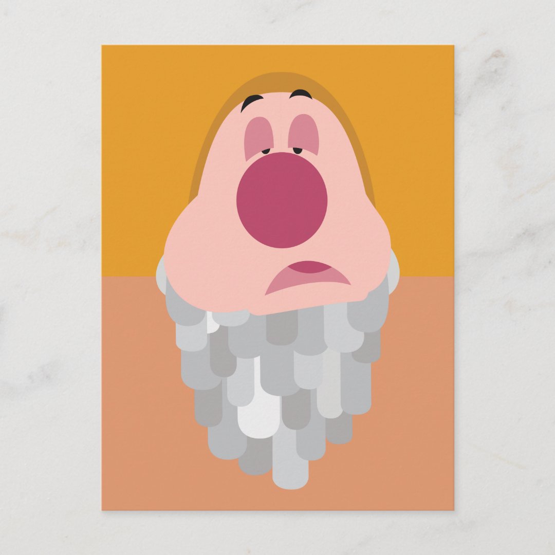 Seven Dwarfs Sneezy Character Body Postcard Zazzle 