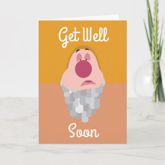 Seven Dwarfs | Sneezy - Get Well Soon Card