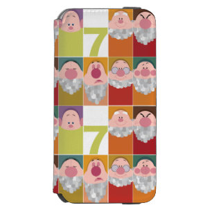 Seven Dwarfs Stylized Character Art iPhone 6/6s Wallet Case