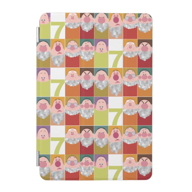 Seven Dwarfs Stylized Character Art iPad Mini Cover (Front)