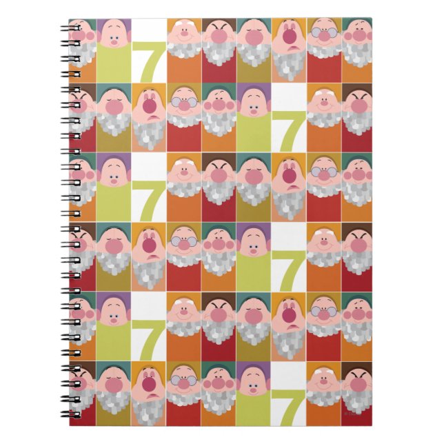 Seven Dwarfs Stylized Character Art Notebook (Front)