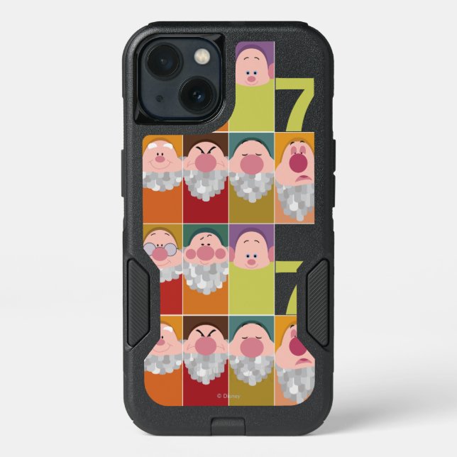 Seven Dwarfs Stylized Character Art Otterbox iPhone Case (Back)
