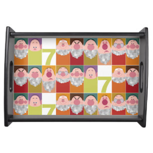 Seven Dwarfs Stylized Character Art Serving Tray