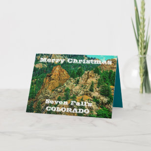 Seven Fall's Colorado Christmas Greeting Card