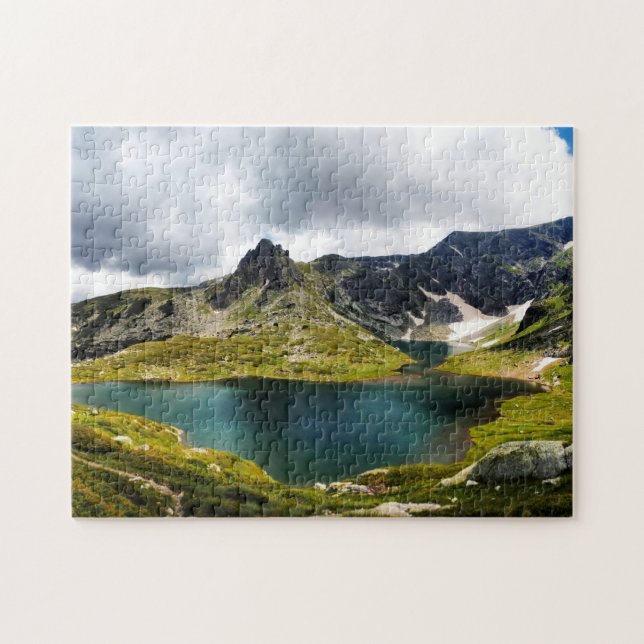 Seven Lakes of Rila Mountain Bulgaria Nature World Jigsaw Puzzle (Horizontal)