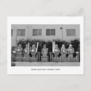 Seven Lucky Gods: Horikiri, Tokyo Postcard