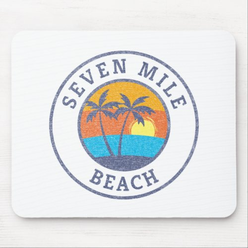 Seven Mile Beach Grand Cayman Faded Classic Style Mouse Pad