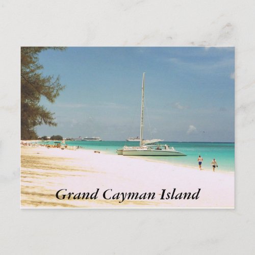 Seven Mile Beach Grand Cayman Island Postcard