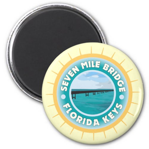 Seven Mile Bridge in the Florida Keys Magnet