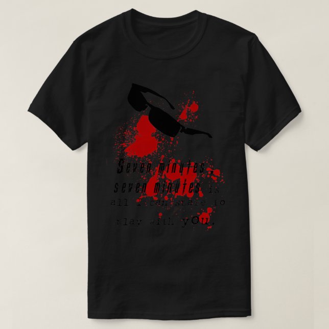 Seven Minutes Wesker Quote T-Shirt (Design Front)
