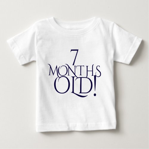 seven Months old cute baby one piece Baby T_Shirt