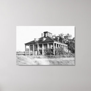 Seven Oaks Plantation, Westwego LA Canvas Print