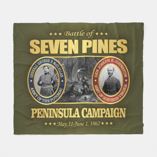 Seven Pines (FH2) Fleece Blanket (Front (Horizontal))
